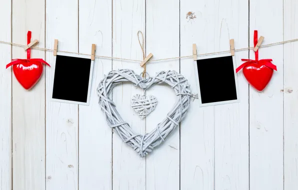 Photo, holiday, heart, rope, Valentine's day