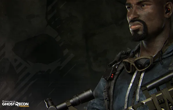 Gun, Ghost, soldier, weapon, man, sniper, rifle, Tom Clancy's