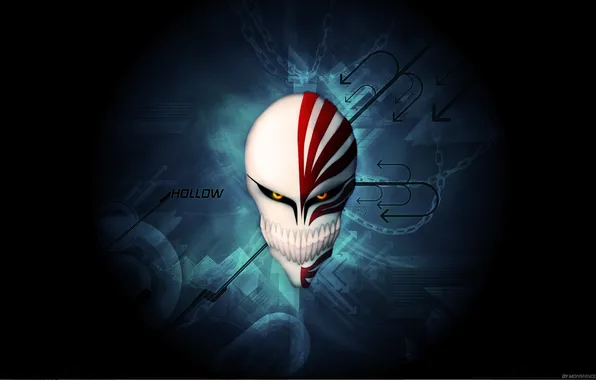Logo, Bleach, mask