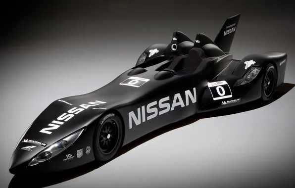 Black, nissan, prototype, Nissan, the front, racing car, 24 Hours of Le Mans, 24 hours …