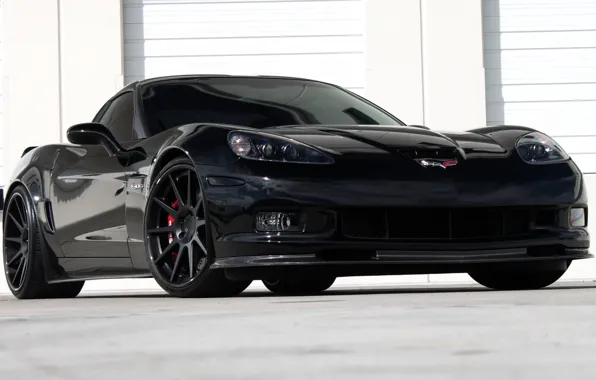 Z06, Corvette, Chevrolet, Black