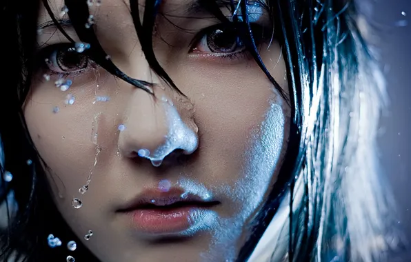 Girl, Asia, portrait