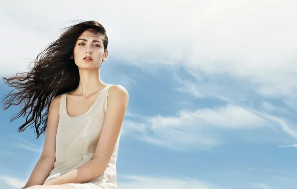 Look, girl, background