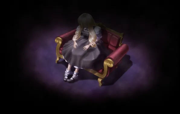 Loneliness, fear, punishment, baby, Umineko no Naku Koro ni, in the dark, Beatrice, When the …