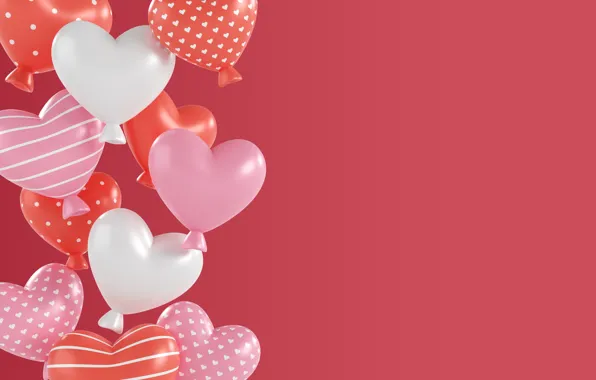 Love, rendering, holiday, heart, heart, hearts, heart, Valentine's Day
