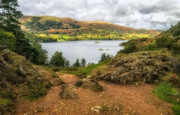 Picture landscape, nature, lake, landscape, beauty