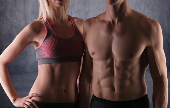 Picture girl, abs, fitness, men