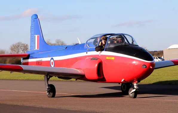 Picture jet, British, training aircraft, BAC Jet Provost