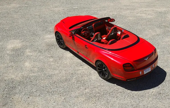 Red, Bentley, Continental, Machine, Salon, Convertible, Shadow, Bentley