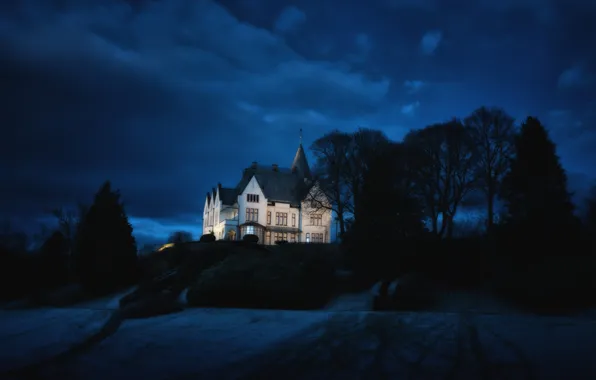 Norway, Norway, Bergen, Mountains, Gamlehaugen, the residence of the Norwegian Royal Family