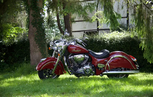 Motorcycle, american, indian, chief