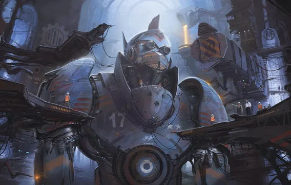 Robot, Fur, Robot, Fiction, Fiction, Giant, Giant, Construction