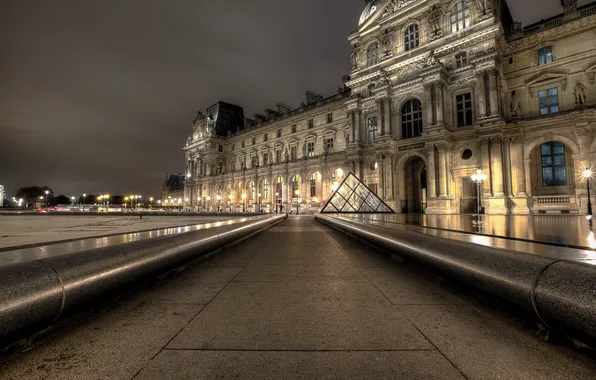 The city, Paris, the Louvre