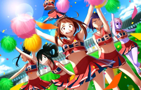 Kawaii, anime, hero, manga, sugoi, cheerleader, bishojo, moe