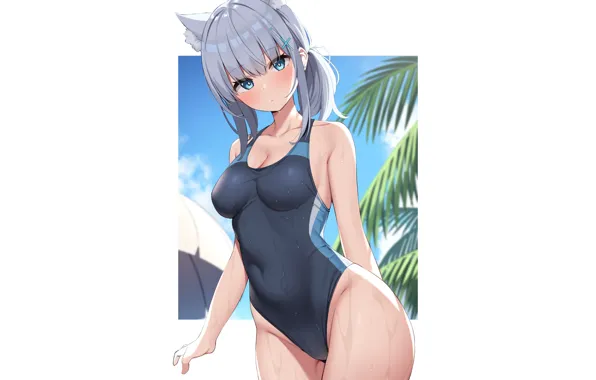 Kawaii, girl, hot, sexy, anime, pretty, swimsuit, babe