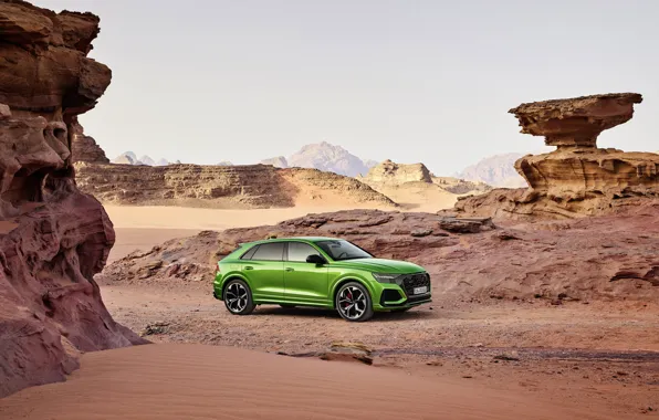 Audi, desert, crossover, 2020, RS Q8