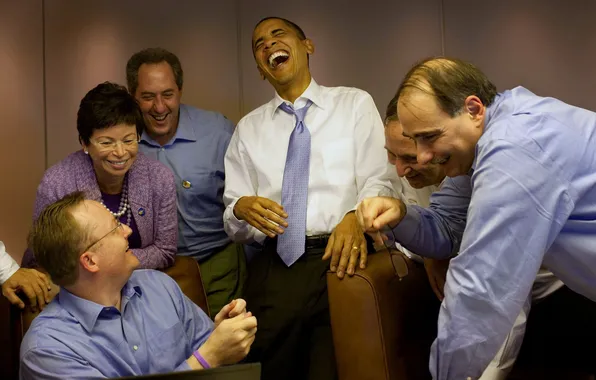 Picture mood, laughter, USA, President, president, barack obama, Barack Obama