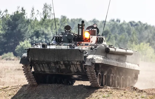Picture machine, combat, The BMP-3, infantry