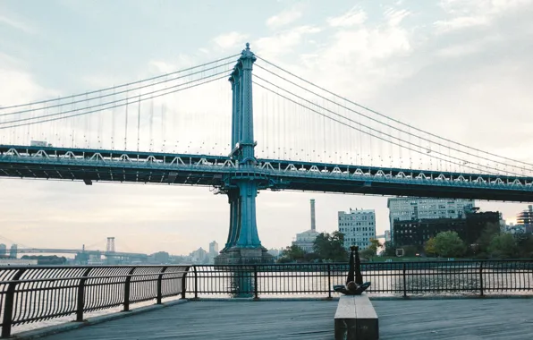 Picture bridge, USA, America, USA, New York City, new York, Brooklyn bridge