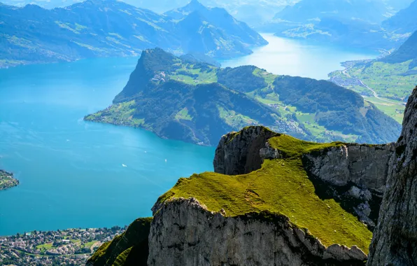 Picture landscape, mountains, nature, rocks, Switzerland, Alps, Pilatus