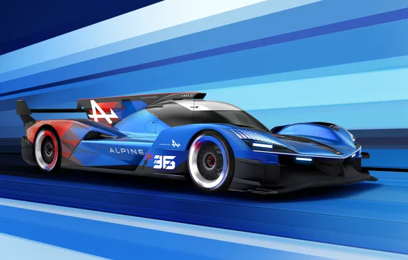 Picture car, speed, Alpine, Alpine A424_β Prototype, A424