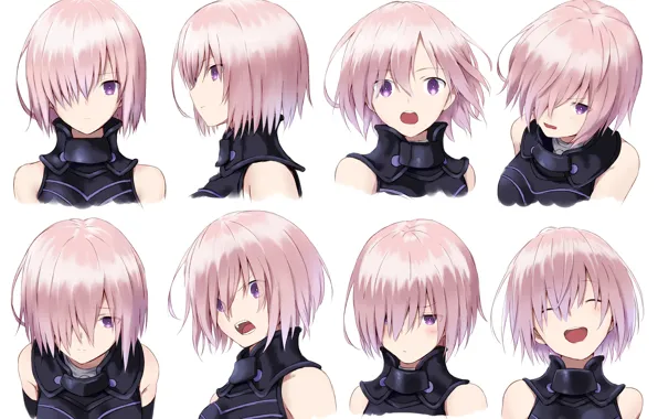 Picture girl, emotions, anime, Fate / Grand Order, The destiny of a great campaign