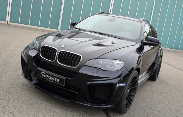 Picture black, BMW, BMW, G-Power, Black, crossover, E71