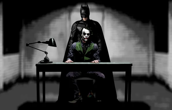 Table, Joker, the film, Batman, the dark knight, comic, Joker