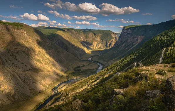 Katu-Yaryk, The Republic Of Altai, The Valley Of Chulyshman
