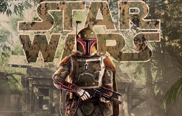 Star Wars, fanart, Concept Art, Boba Fett, Characters, by Pablo Olivera, Paul Olivera, Star Wars …