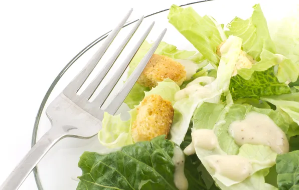 Food, plug, vegetables, salad, Caesar