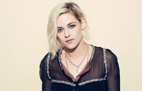 Look, background, model, portrait, actress, blonde, Kristen Stewart, Kristen Stewart