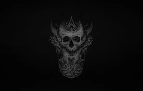 Minimalism, Skull, Style, Art, Art, Style, Sake, Dead