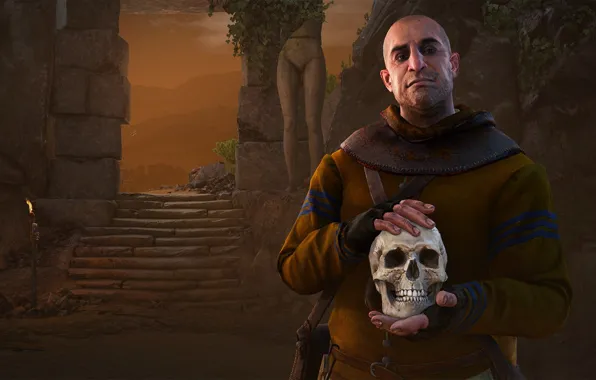 Skull, twilight, DLC, The Witcher 3