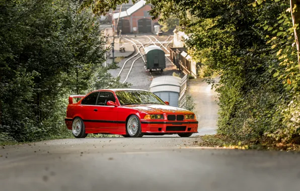 Picture Red, Road, E36, Wheels, M3