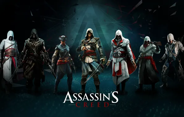 Picture people, killer, Evelyn, Ubisoft, blade, assassin, Altair, Ezio