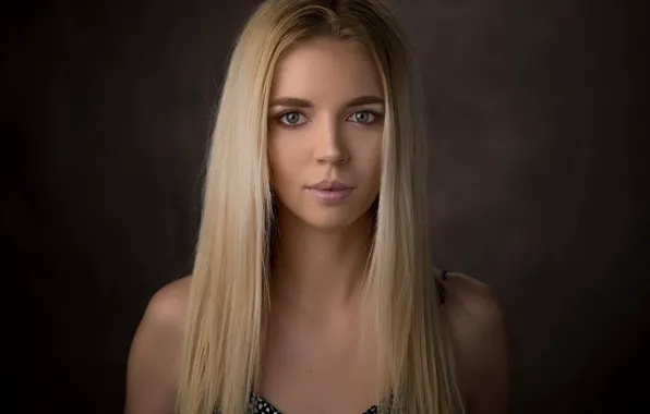 Look, background, model, portrait, makeup, hairstyle, blonde, beauty