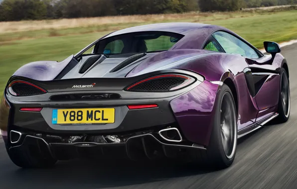 McLaren, rear view, Coupe, 2018, SuperSports, Titanium, 570S