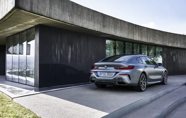 Picture glass, house, coupe, shadow, BMW, Gran Coupe, 8-Series, 2019