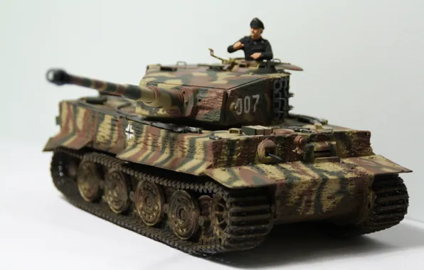 Toy, tank, Tiger, German, model, heavy