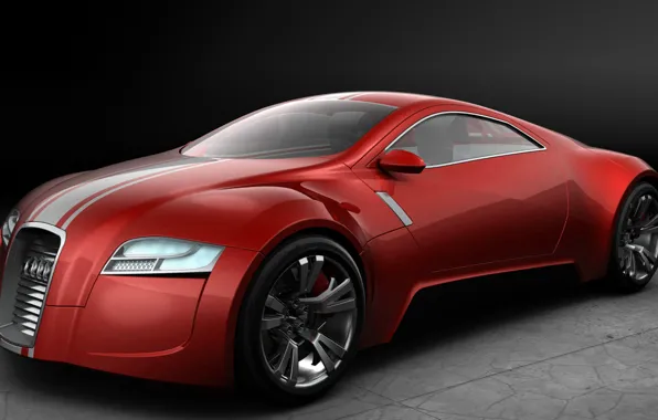 Concept, Audi, coupe, R-Zero