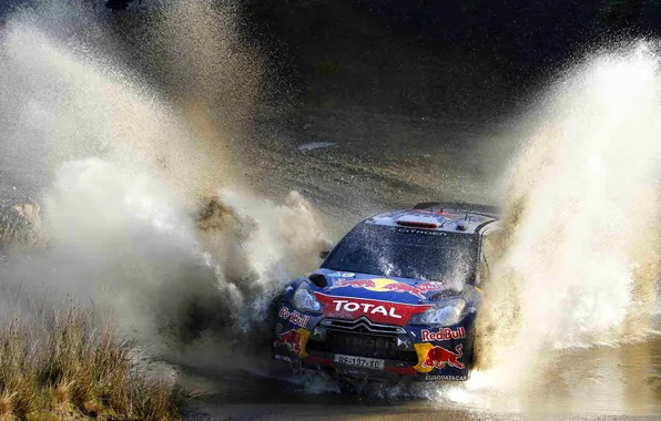 Picture Water, Speed, Race, Skid, Citroen, Squirt, DS3, Rally