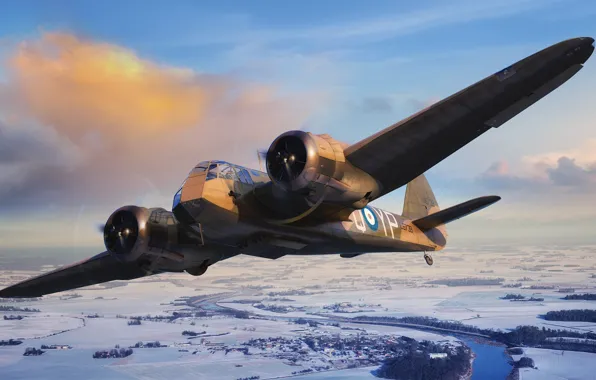 Easy, UK, bomber, Raf, Adam Tooby, Bristol Blenheim Mk.IF