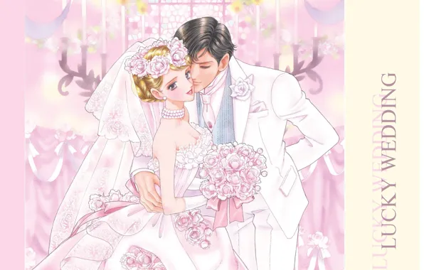 Candles, neckline, corset, pink background, veil, wedding, wedding dress, wedding