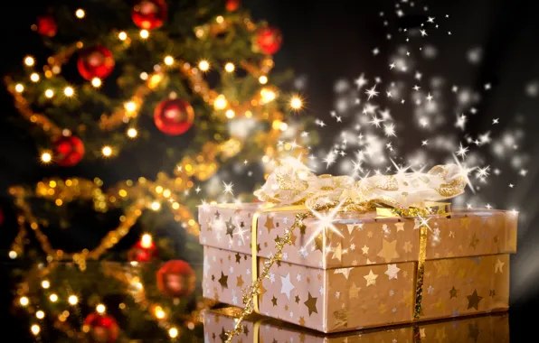 Decoration, lights, mood, holiday, toys, Shine, tree, gifts