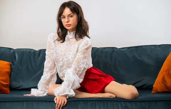 Model, awesome, brunette, glasses, gorgeous, photoshoot, posing, beautiful face
