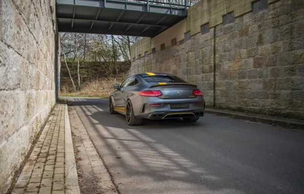 Mercedes-Benz, rear view, AMG, C63, Manhart, Edition 1, 2017, C205