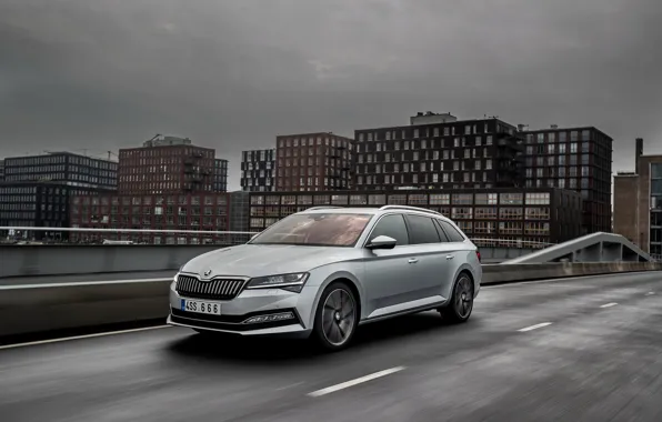 The city, home, hybrid, Skoda, universal, Skoda, Superb, 2020