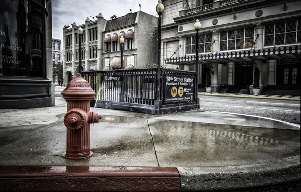 Water, column, the sidewalk, photo, photographer, fire, hydrant, Greg Stevenson