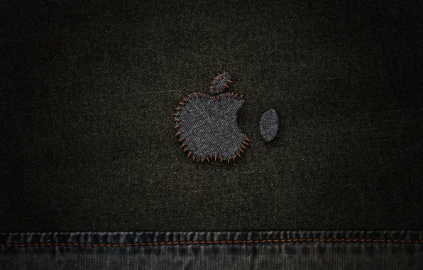 Apple, jeans, thread